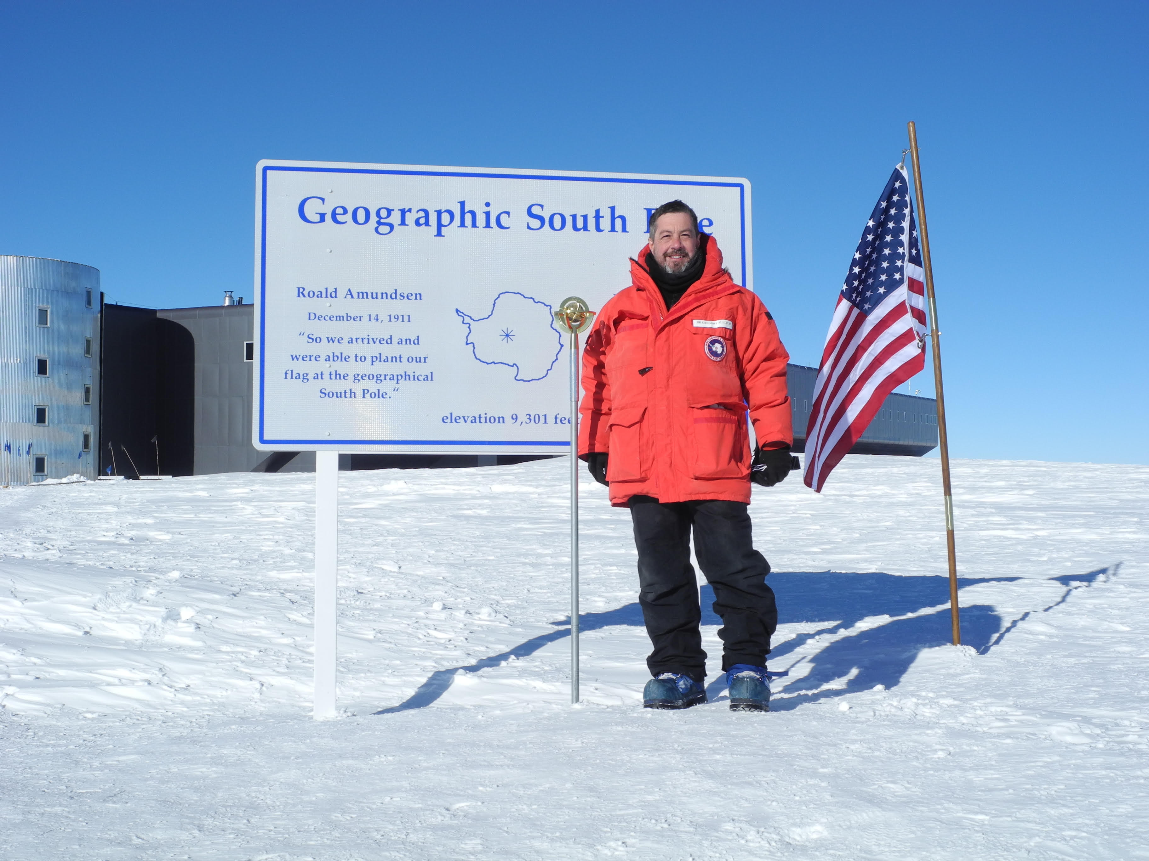 Sullivan at the South Pole