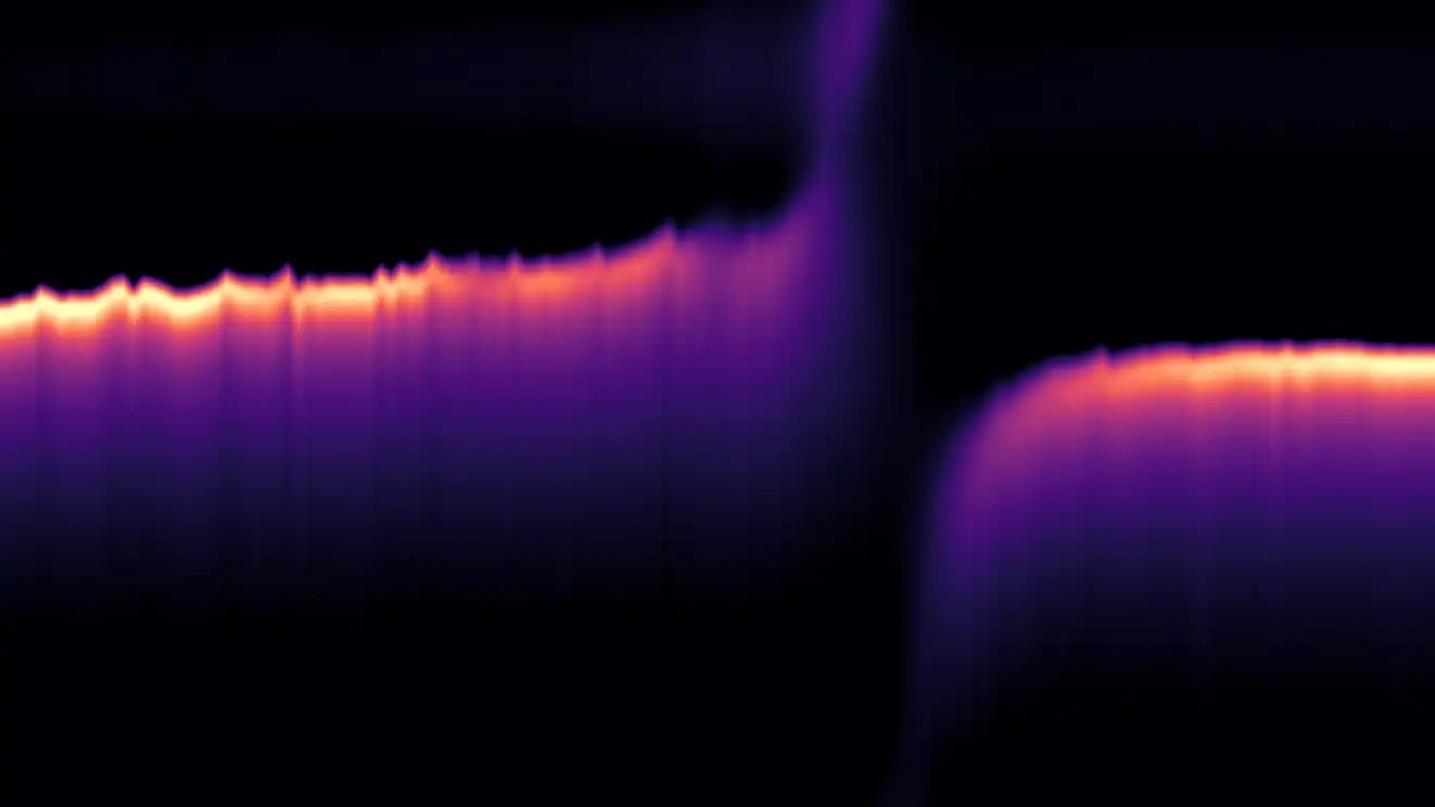 Instead of fashioning qubits in their superconducting circuits, researchers incorporated a sample with a magnetic layer atop a superconductor. They were able to use the sensitivity of the circuit to explore the quantum world hidden in the sample. The above image shows the changes in the circuit’s behavior as an applied magnetic field and the circuit’s properties were varied, revealing a strong interaction between the superconducting and ferromagnetic properties of the sample. (Credit: Harvard University)