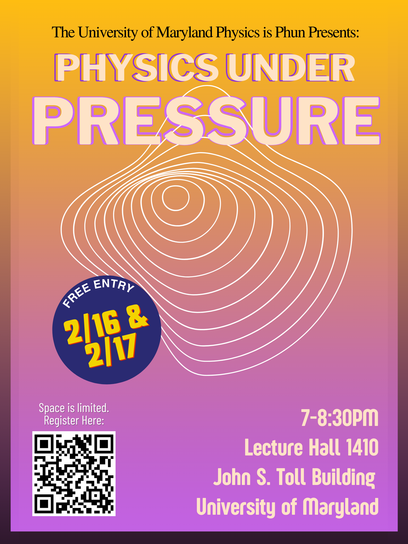 Physics Under Pressure Poster 2024